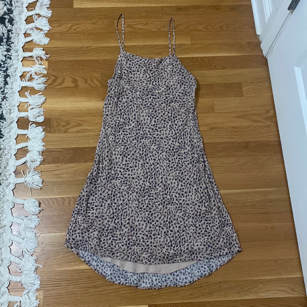 Abercrombie Cheetah Square Neck Mini Dress